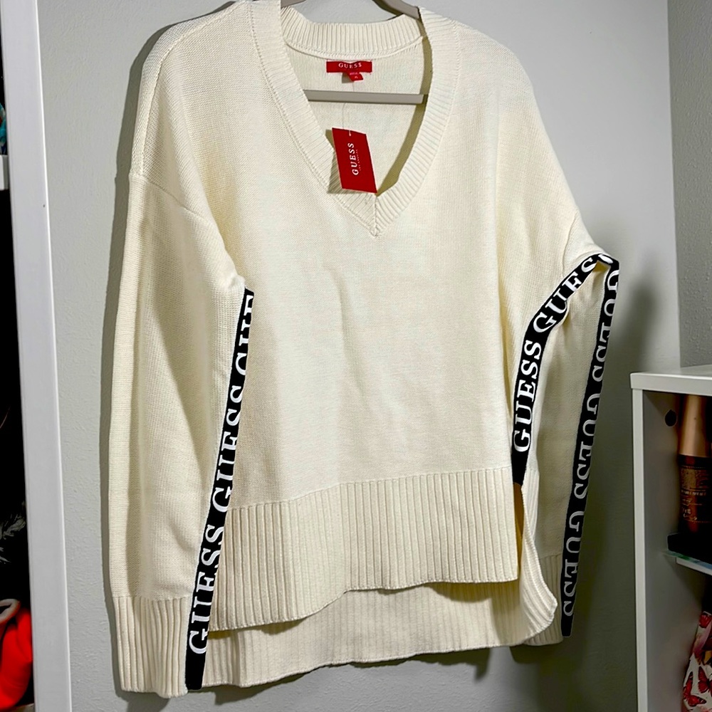 GUESS Cream Sweater